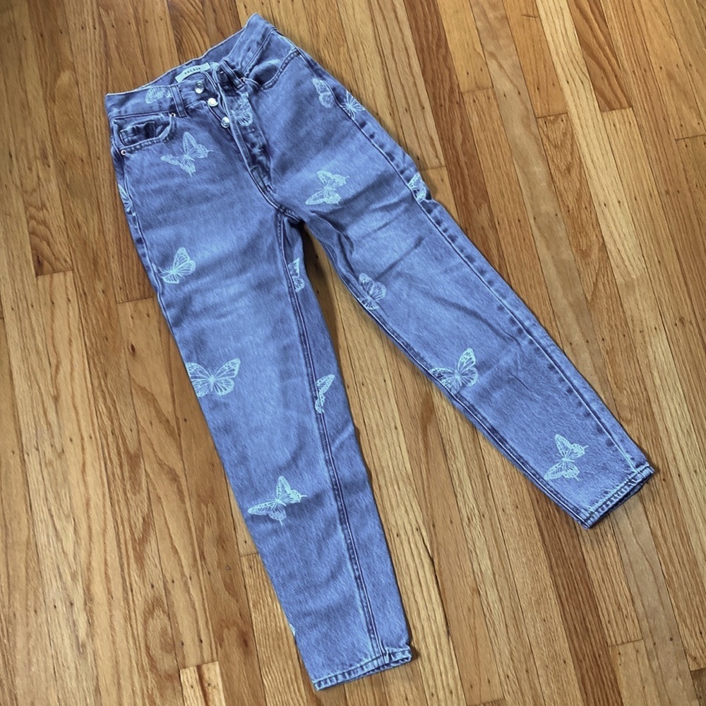 PacSun slim butterfly jeans